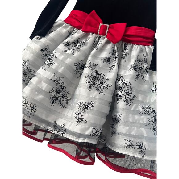 Holiday Dress Bonnie Jean Sz 8 Christmas dress - Picture 2 of 6